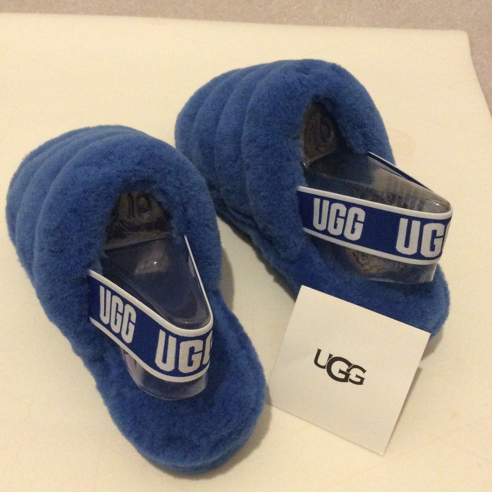 UGG Yeah slippers blue size 10. New